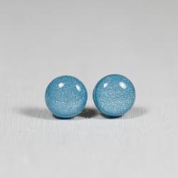 earrings pearl stud light resin jewelry polymer clay luulla